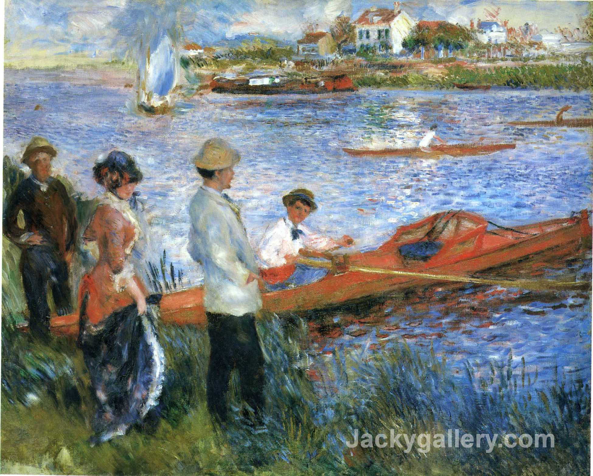 Oarsmen at Chatou by Pierre Auguste Renoir paintings reproduction